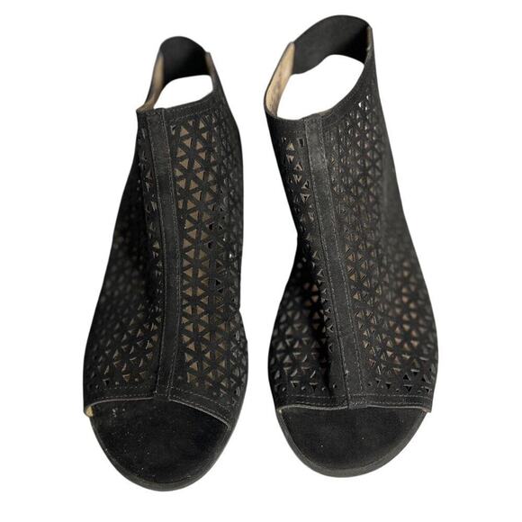 American Eagle Black Slingback Mesh Sandal 9.5w - Picture 2 of 14